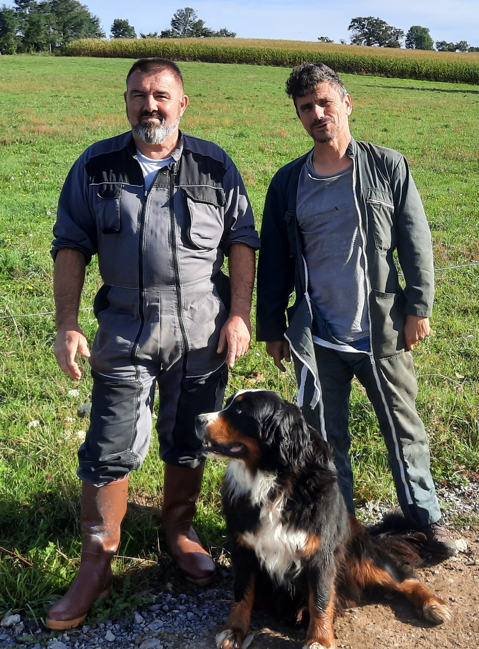 Alain et Didier de la ferme des Fontanelles